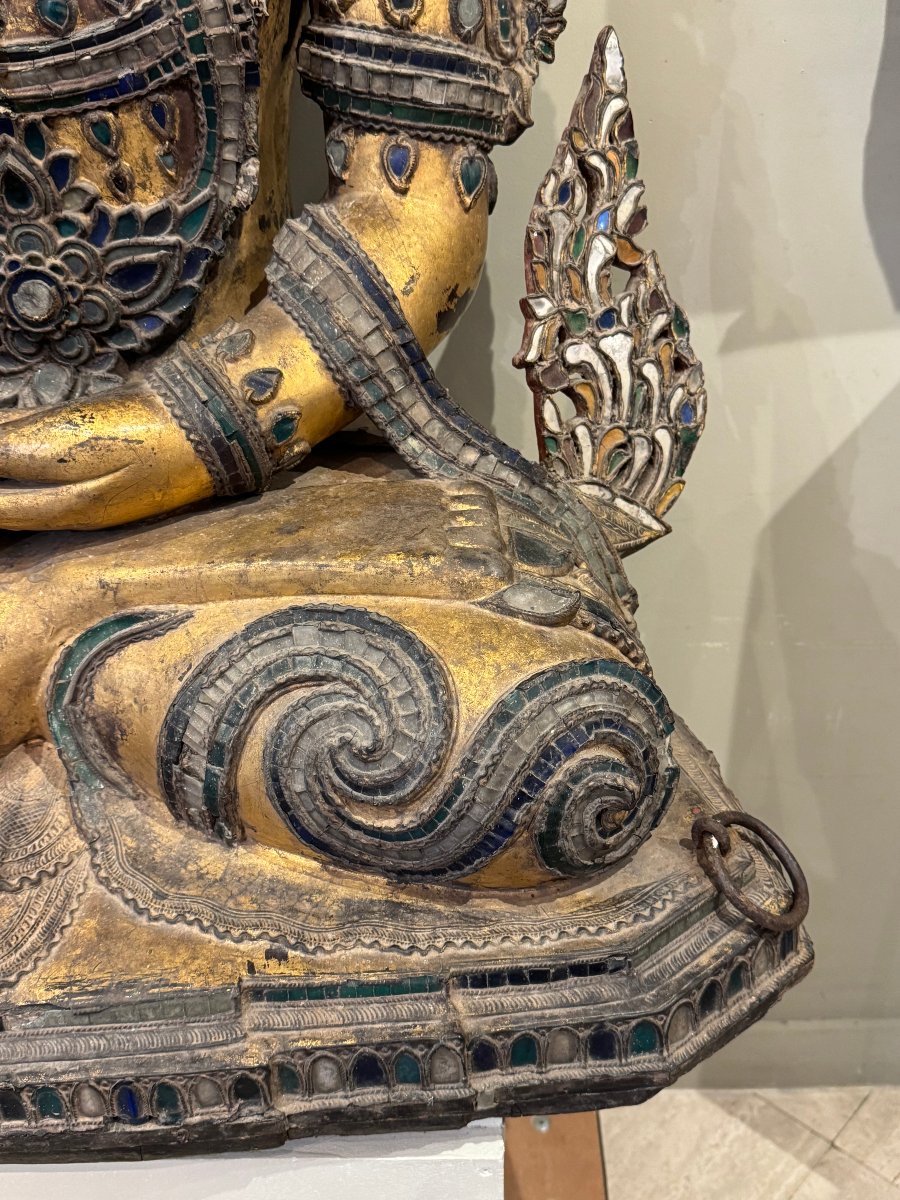 Monumental Tai Yai Buddha, Burma, 18th Century-photo-2