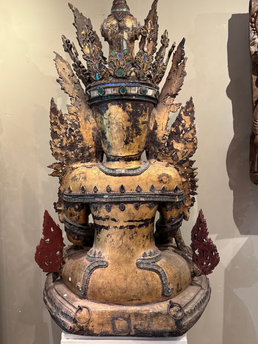 Monumental Tai Yai Buddha, Burma, 18th Century-photo-5
