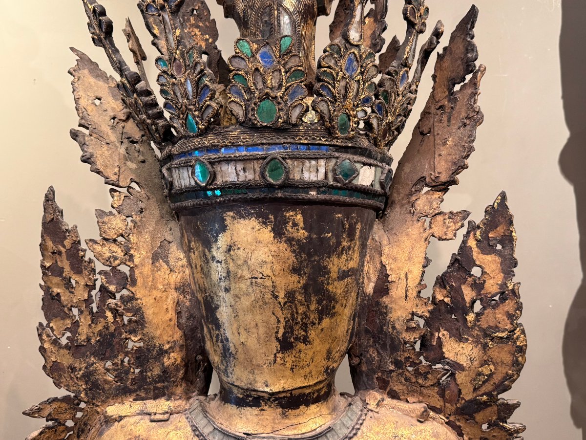 Monumental Tai Yai Buddha, Burma, 18th Century-photo-6