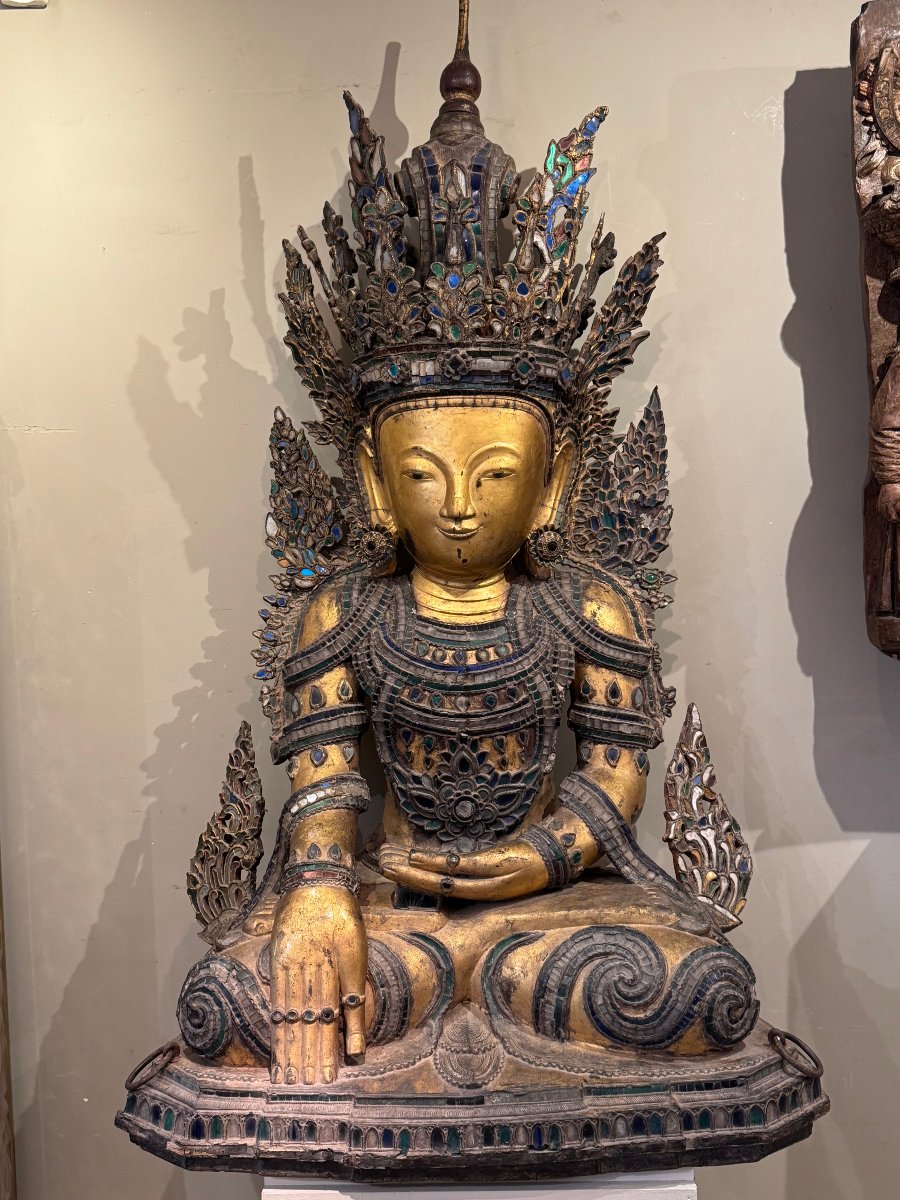 Monumental Tai Yai Buddha, Burma, 18th Century-photo-8