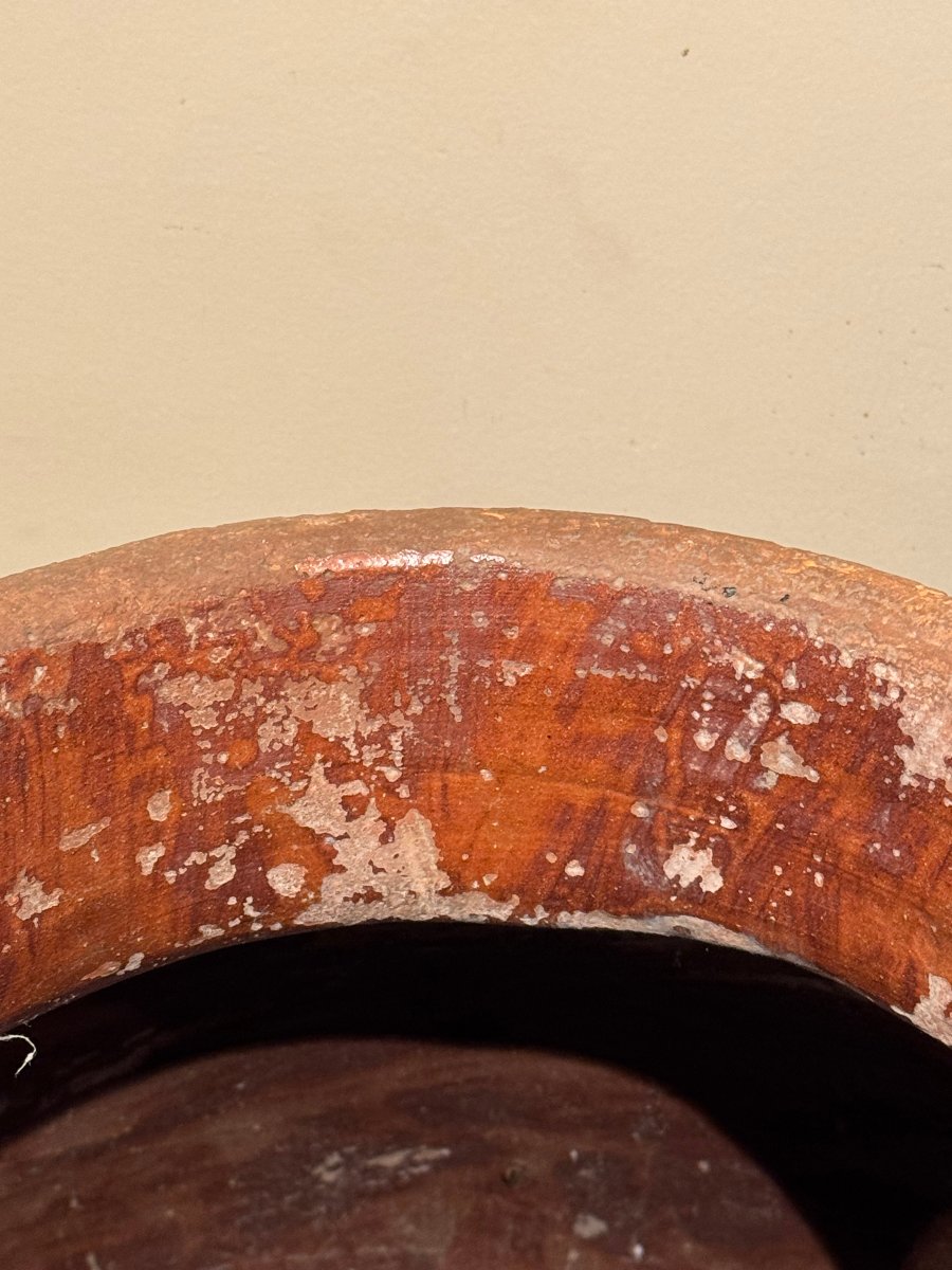 Large Terracotta Jar From Impruneta, Italy, Late 19th Century.-photo-2