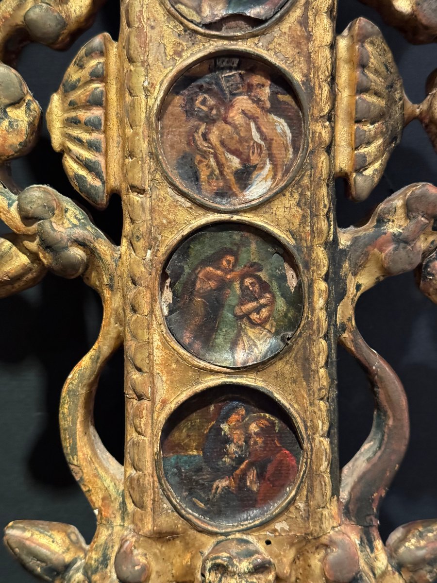 Grande Croix de procession, Italie, 18e s.-photo-3