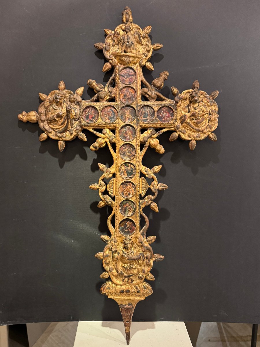 Grande Croix de procession, Italie, 18e s.