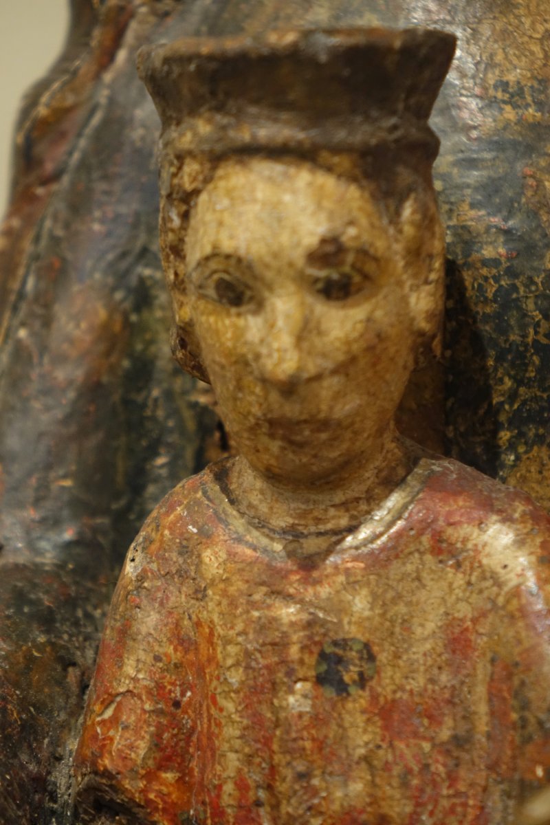 Virgin And Child, Sedes Sapientiae, Italy, 13th Century-photo-3