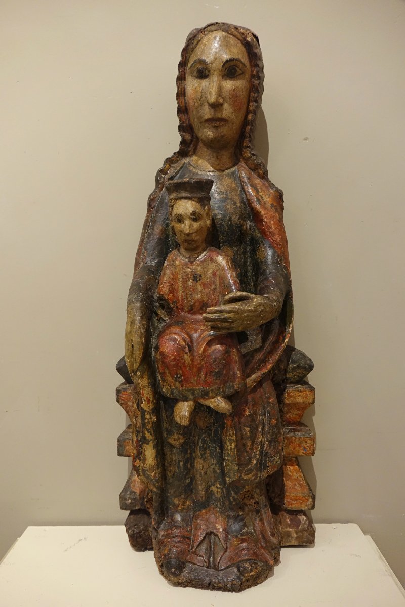 Virgin And Child, Sedes Sapientiae, Italy, 13th Century