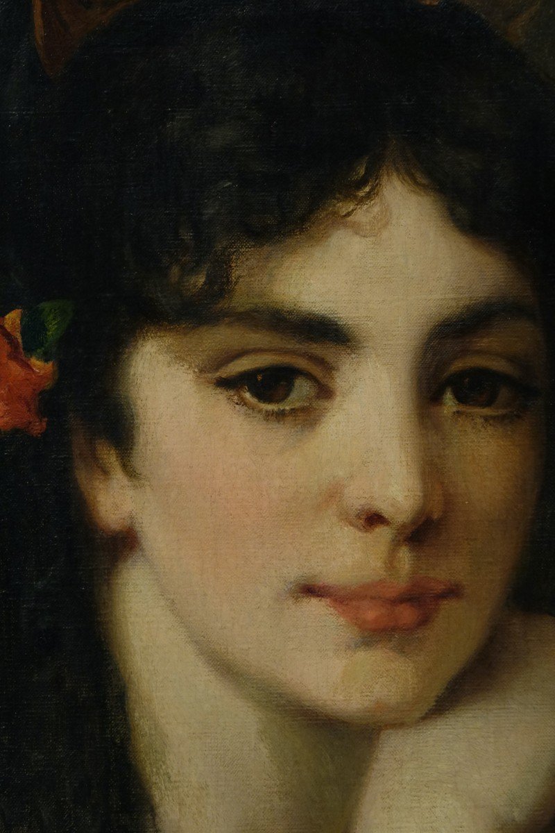 "La belle Andalouse", Paul SAINT-JEAN ( 1842-1875) -photo-4