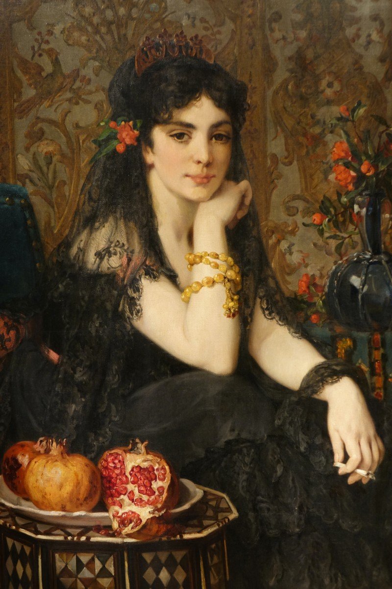 "La belle Andalouse", Paul SAINT-JEAN ( 1842-1875) -photo-7