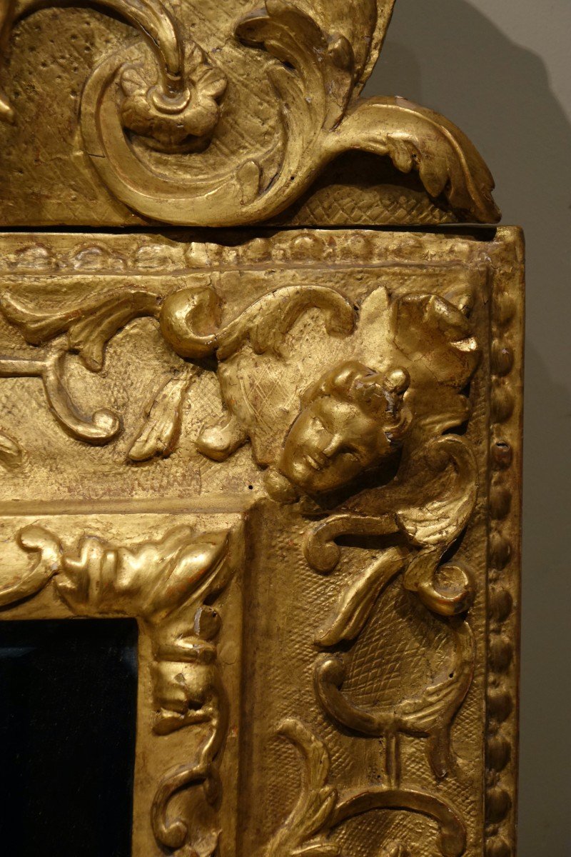 18th C. Giltwood Mirror, South Of France, Or Italy-photo-2