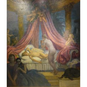 The Sleep Of Cupidon, Signed Raynolt , Circa 1925-1930