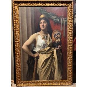 Portrait Of An Actress In Antiquity, Louis Desmarest, Circa 1890-1900