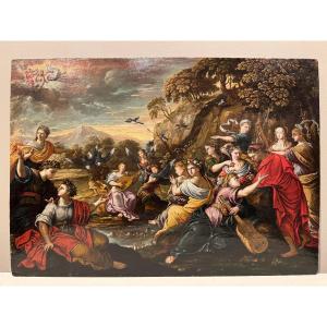 Mythological Scene, French School, Early 17th Century.
