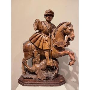 Saint George Slaying The Dragon, Loire Valley, Circa 1520-1530