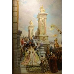 "La visite de la reine de Saba", Georges CLAIRIN 1843-1919