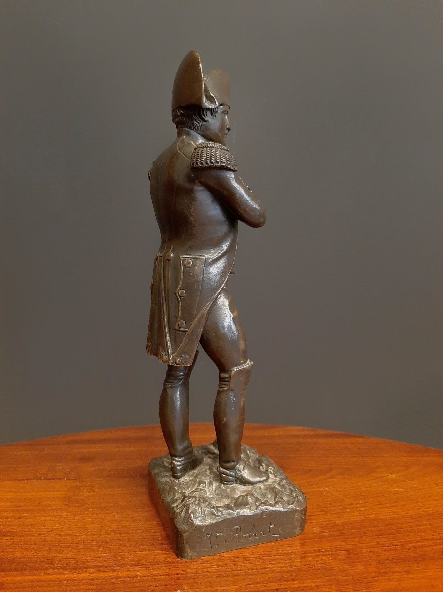 Napoléon, bronze patiné, hauteur 23,5 cm-photo-3