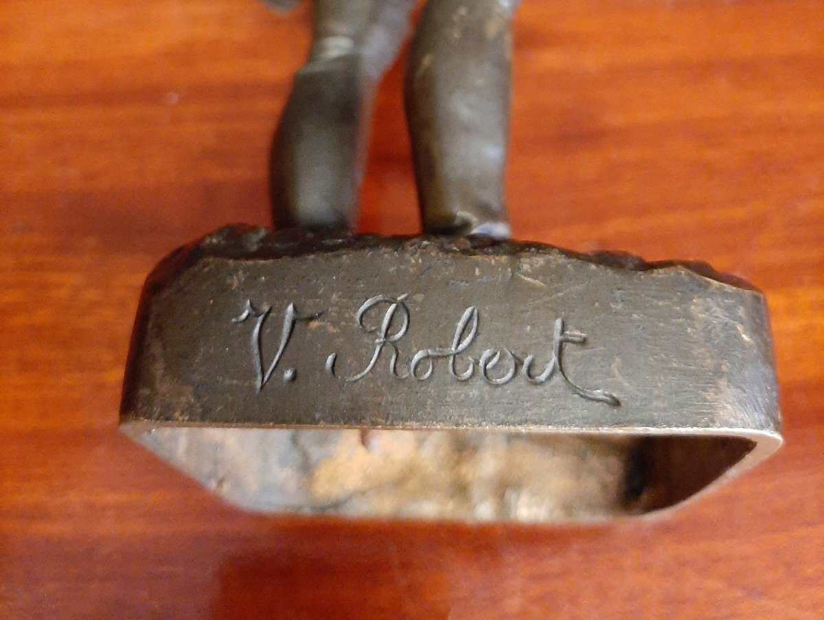 Napoléon, bronze patiné, hauteur 23,5 cm-photo-4