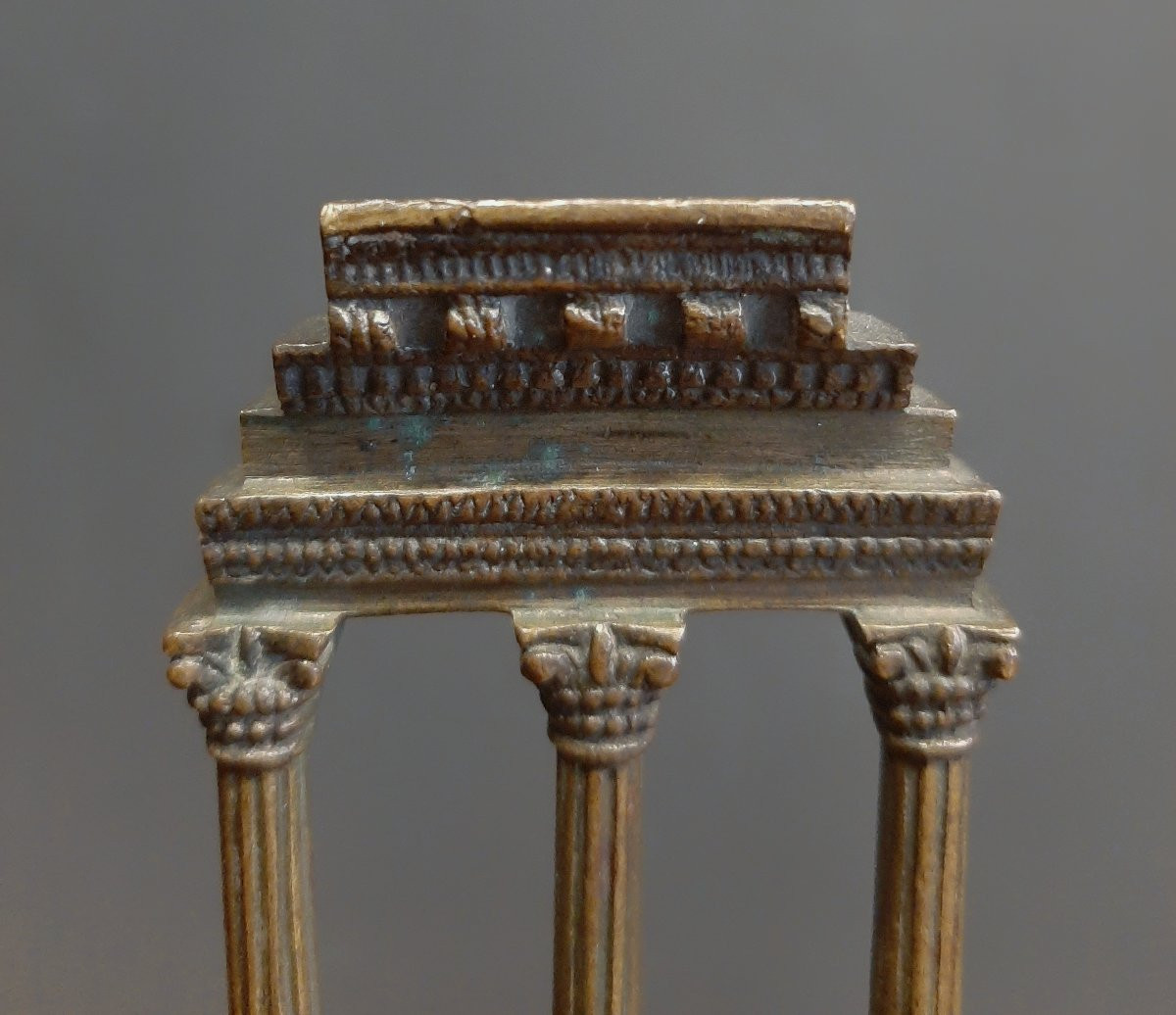 Marquette Of The Temple Of Castor And Pollux , Grand Tour-photo-3