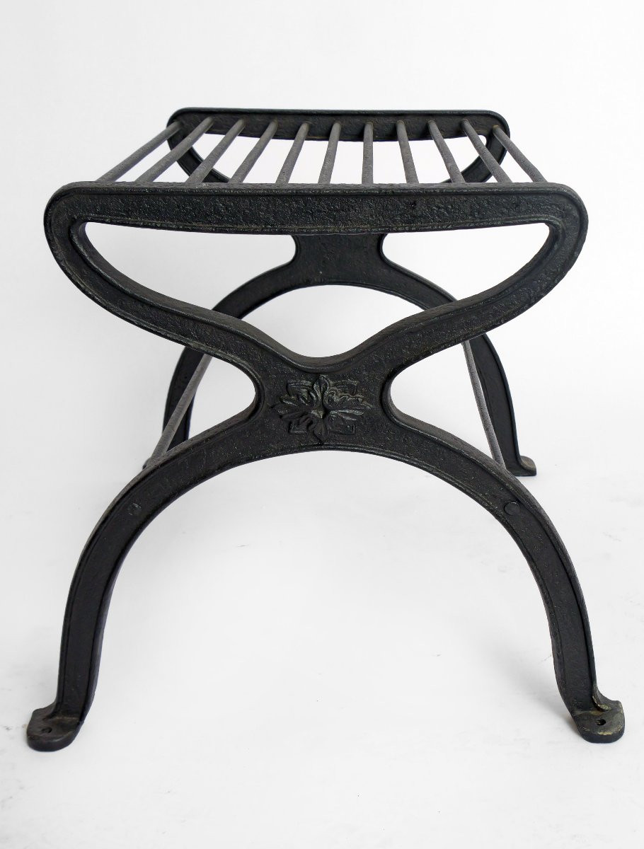Iron Stool After A Design By Karl Friedrich Schinkel, Berlin, Circa 1830-photo-4