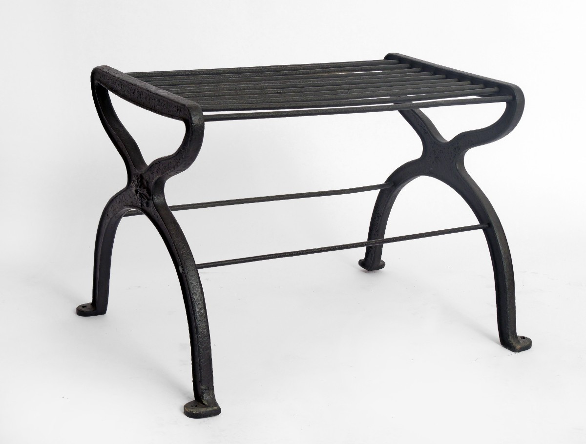 Iron Stool After A Design By Karl Friedrich Schinkel, Berlin, Circa 1830