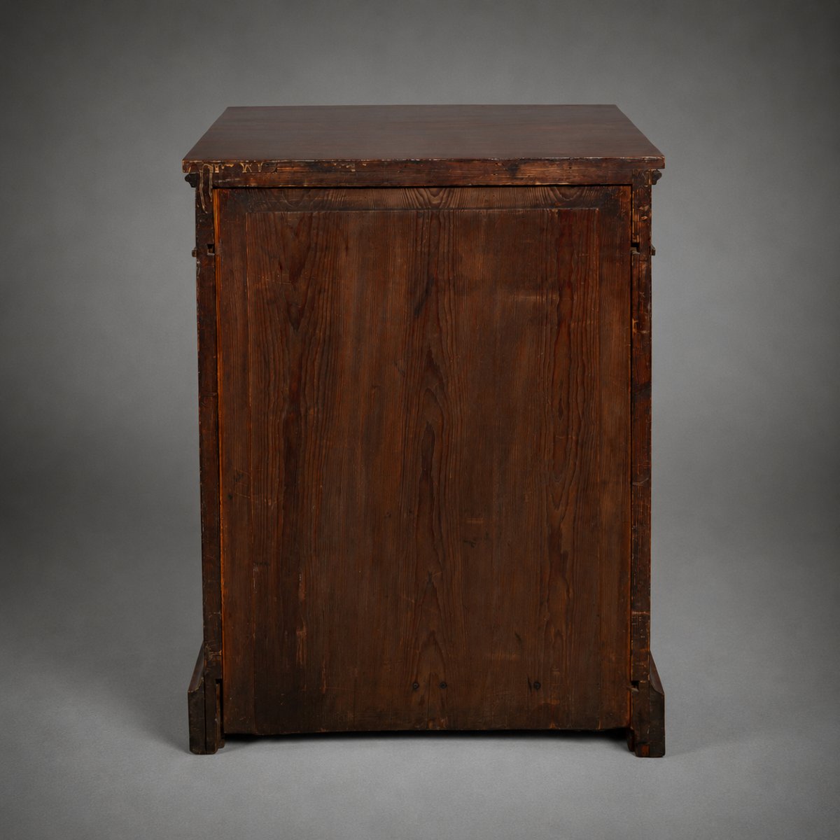 Pair Of Pillar Cabinets, Curved Door With Flanking Columns And Head Drawer, 1810-photo-3
