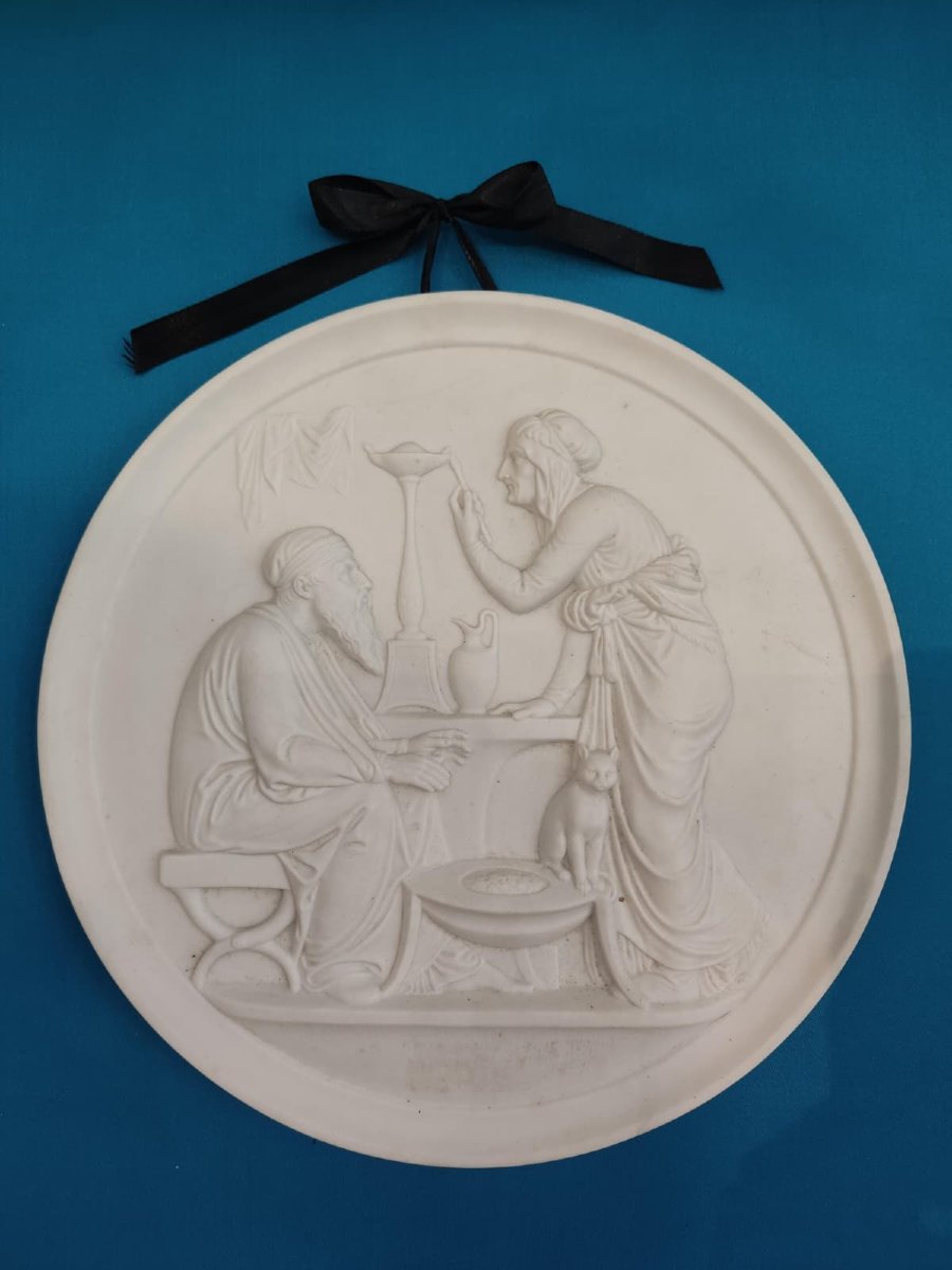 Ensemble des quatre saisons, Bing & Gröndahl, d'après Bertel Thorvaldsen, fin du XIXe siècle-photo-4