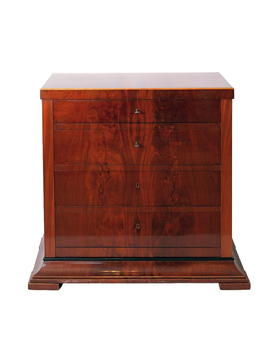 Biedermeier Commode For Ladies, Mahogany, Baltic, 1810–1830-photo-4