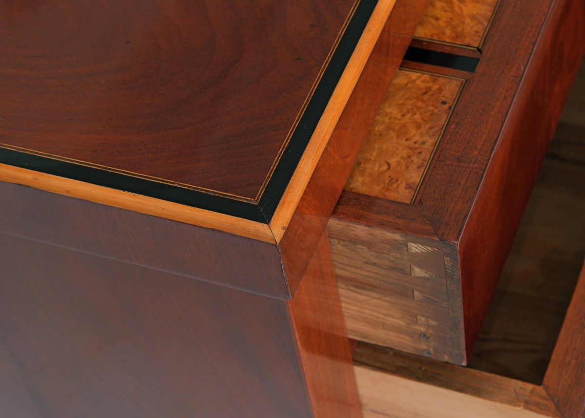 Biedermeier Commode For Ladies, Mahogany, Baltic, 1810–1830-photo-5