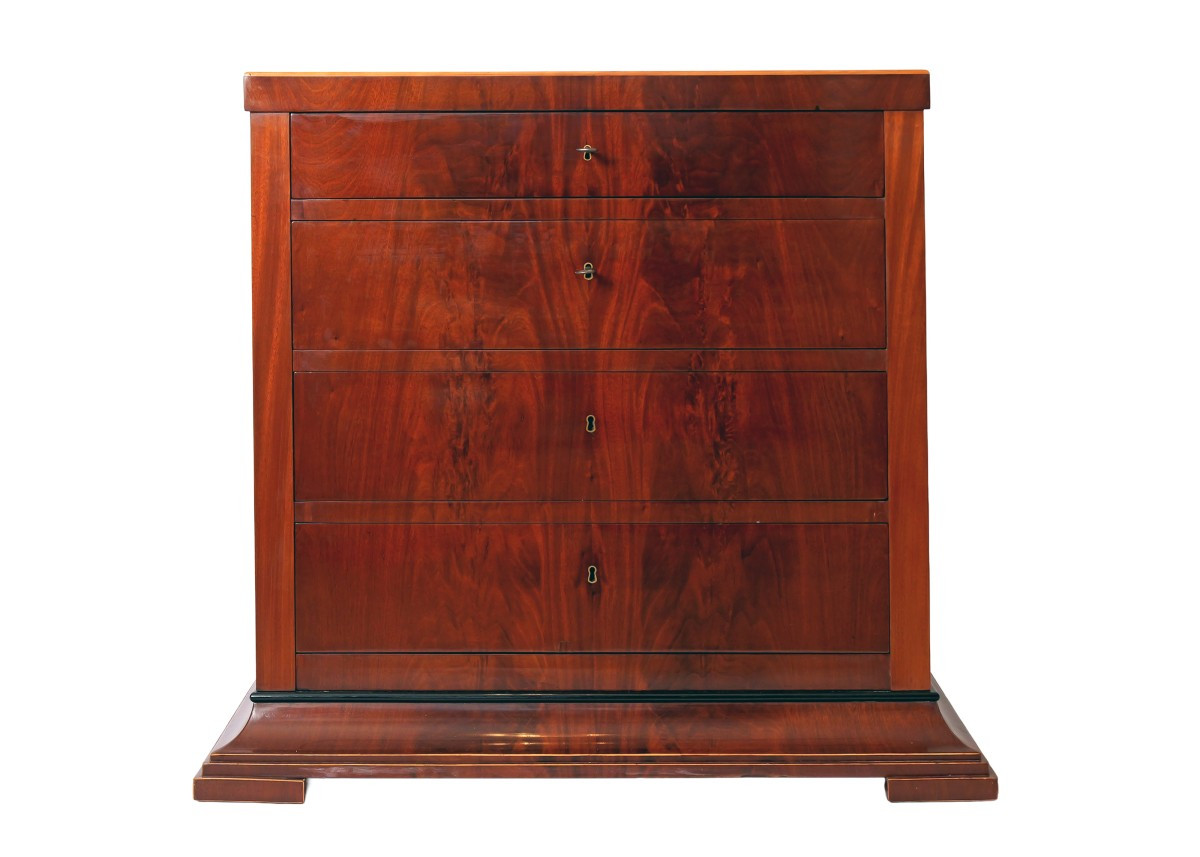 Biedermeier Commode For Ladies, Mahogany, Baltic, 1810–1830