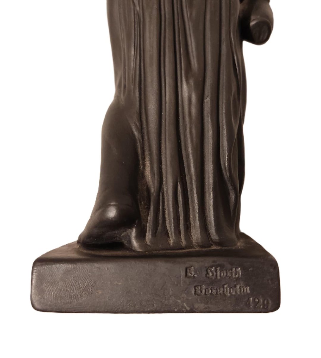 Hébé de Thorvaldsen Terre cuite noire  Danemark, seconde moitié du XIXe siècle, Usine Hjorth-photo-3