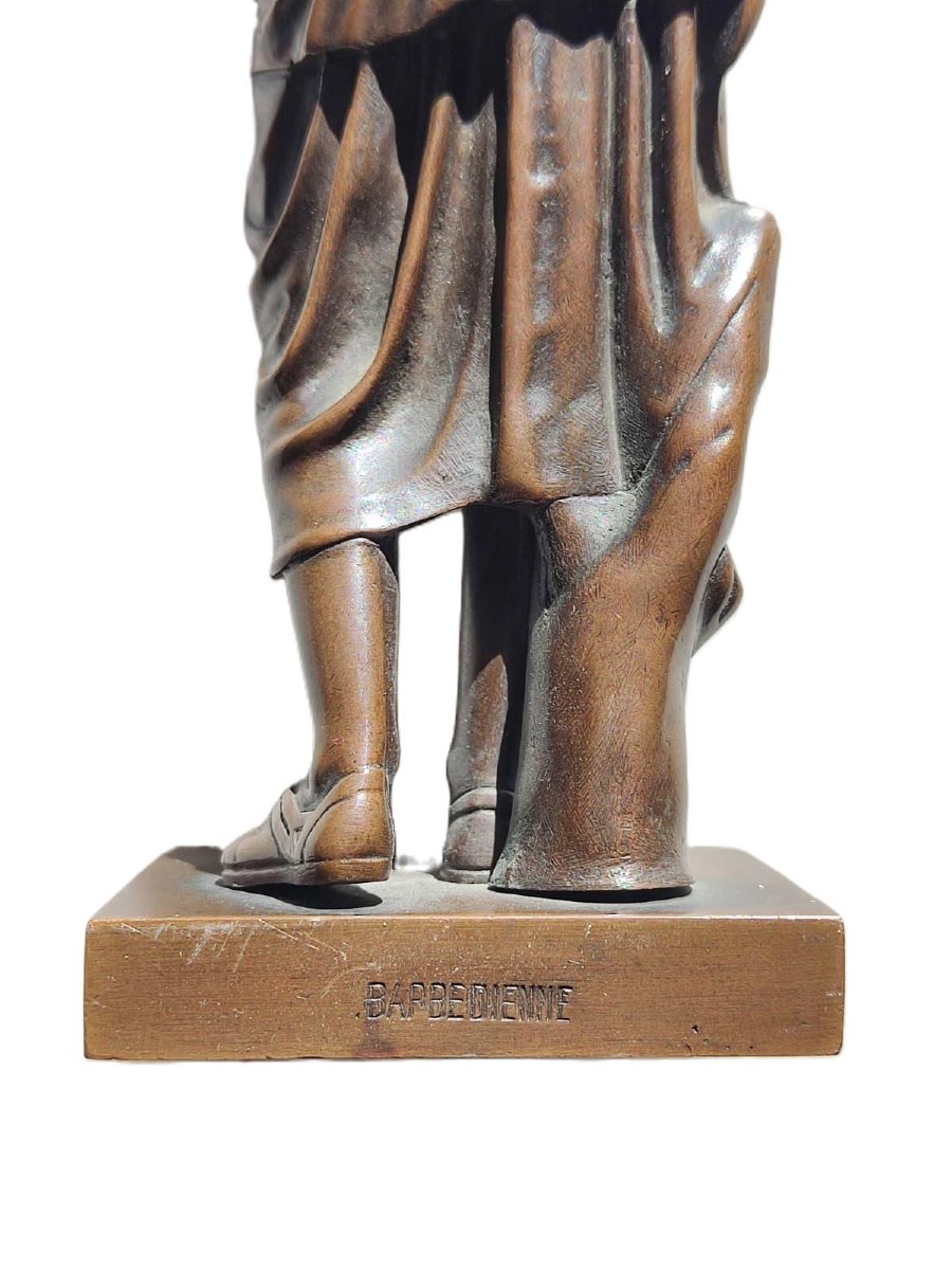 Diane de Gabii, XIXe siècle Bronze, Reproduction classique de la fonderie F. Barbedienne-photo-4