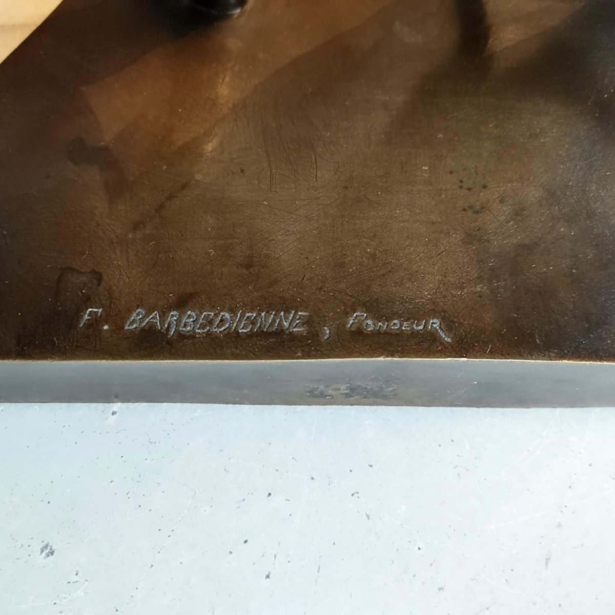 Hercule et l'oie, Bronze du XIXe siècle, Fonderie Barbedienne-photo-4