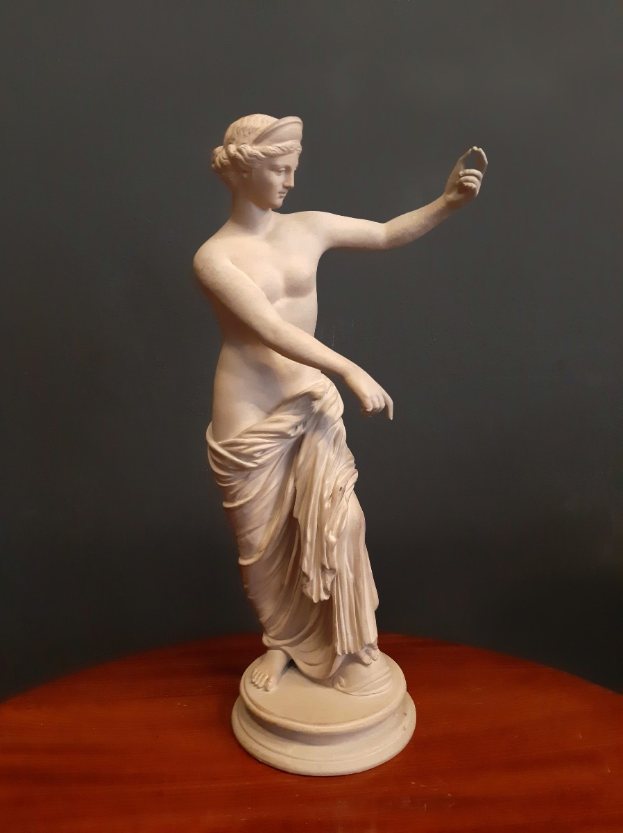 Aphrodite à la perle, Terre cuite, d'après la « Vénus de Capoue » Italie, XIXe siècle