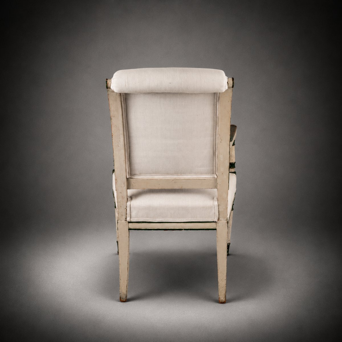 Pair Of 18th Century French Consulat Chairs-photo-1