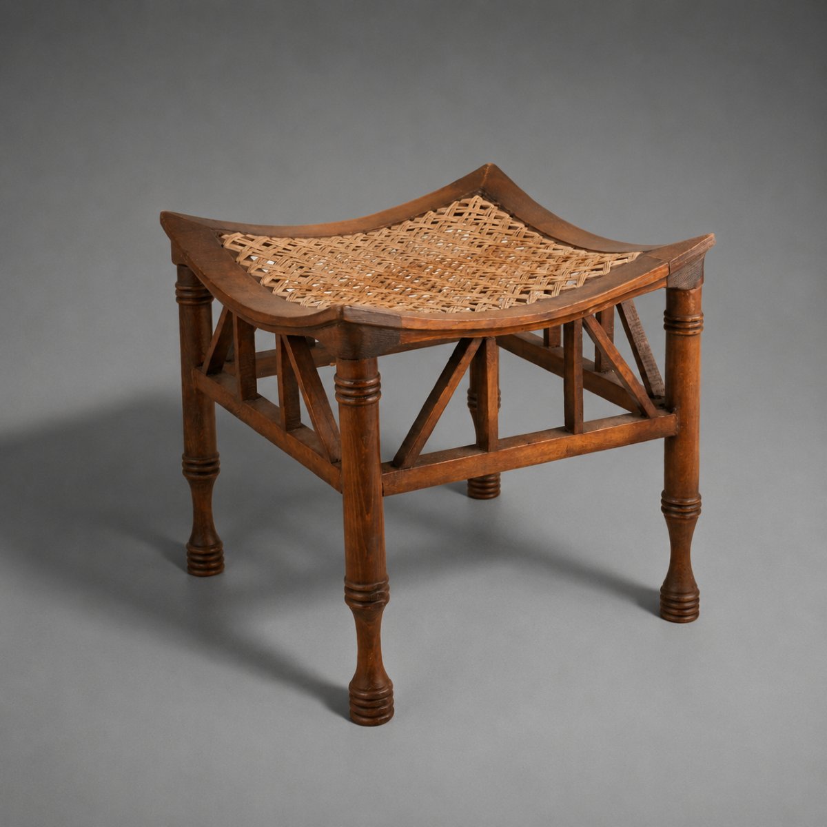 Paire de tabourets « Thebes » d'Adolf Loos, vers 1905-photo-2
