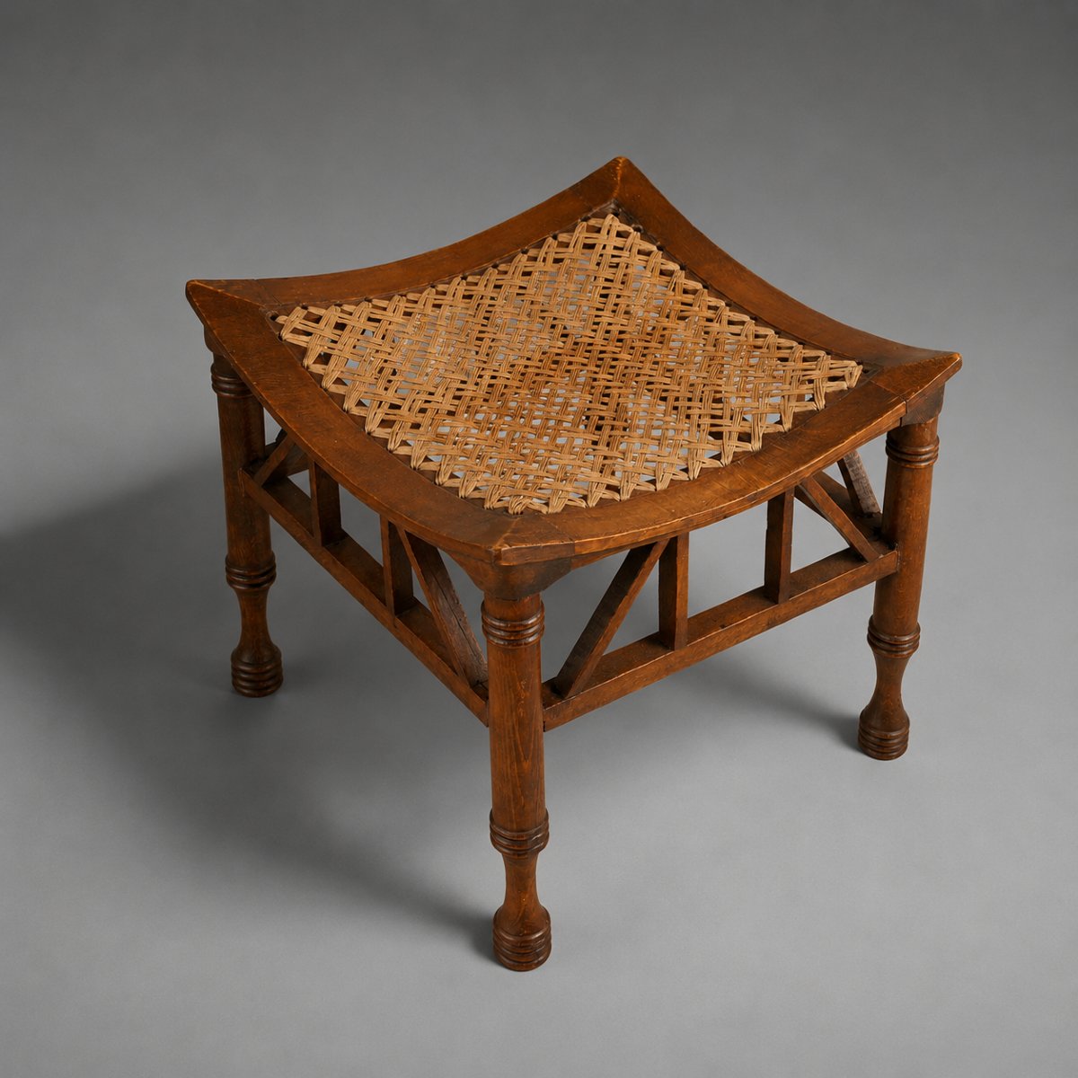 Paire de tabourets « Thebes » d'Adolf Loos, vers 1905-photo-3