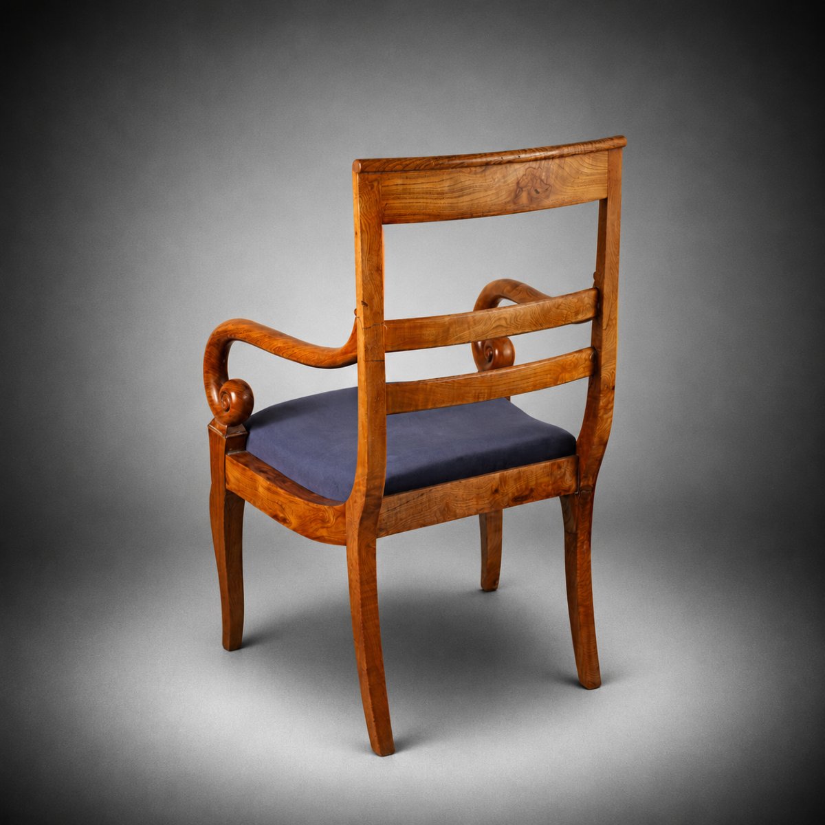 Huit fauteuils, Bois de frêne, France, vers 1825-photo-4