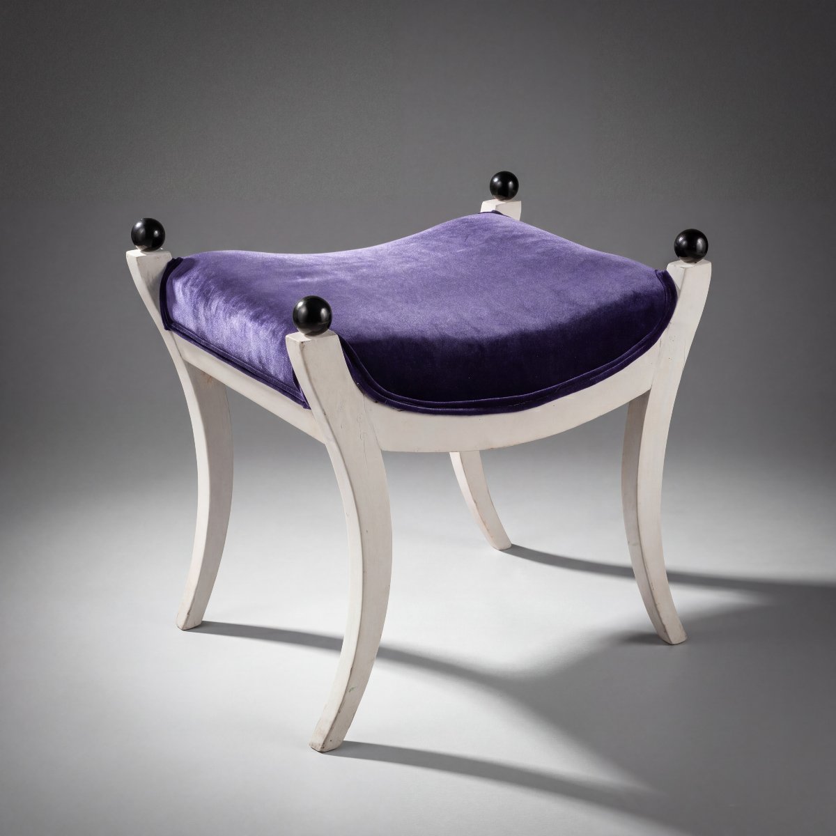 Pair Of Gustavian Footstools, Sweden, Early 19th Century -photo-2