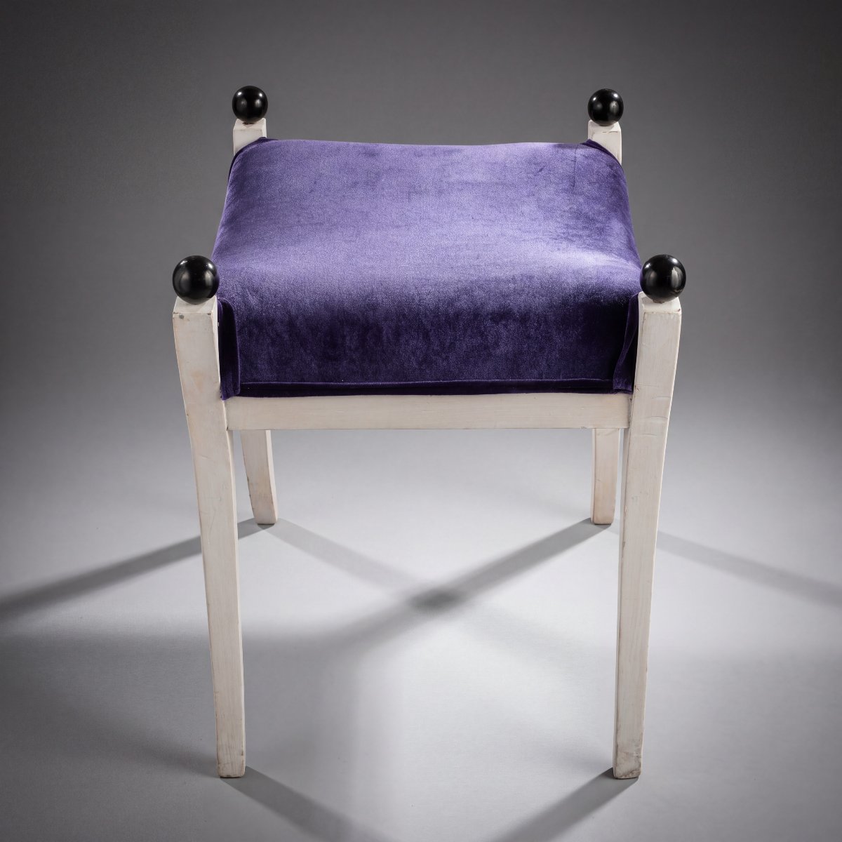Pair Of Gustavian Footstools, Sweden, Early 19th Century -photo-3