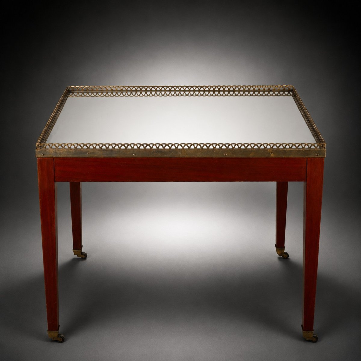Pair Of 19th-century Mirrored Tables, Nordic Region-photo-4