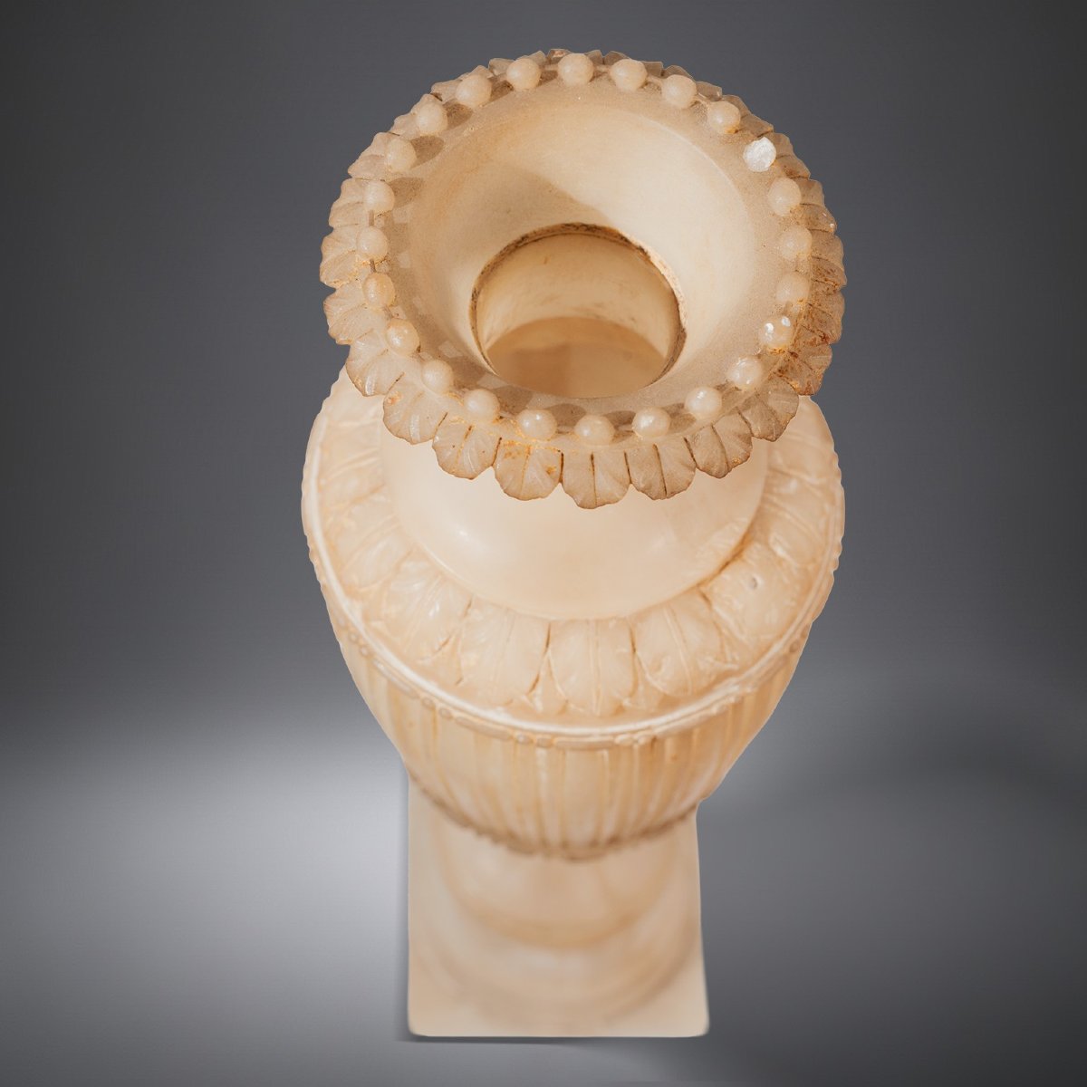 Paire de vases en albâtre , Milieu du XIXe siècle (1830),  Italie -photo-5