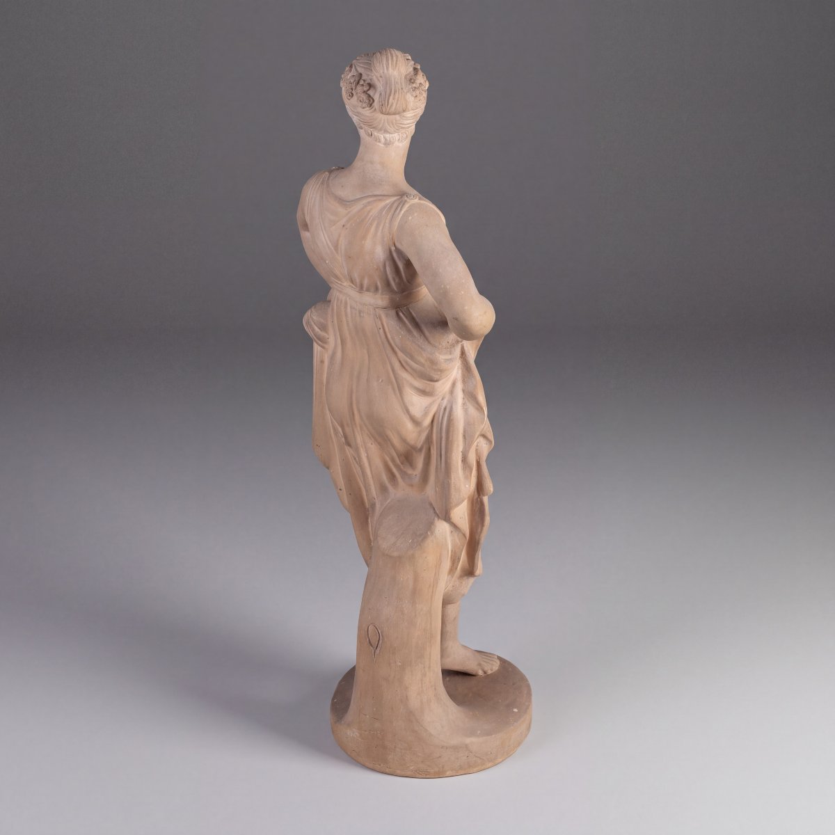 Sculpture en terre cuite du XIXe siècle, « La Ballerine », d'après Canova-photo-3