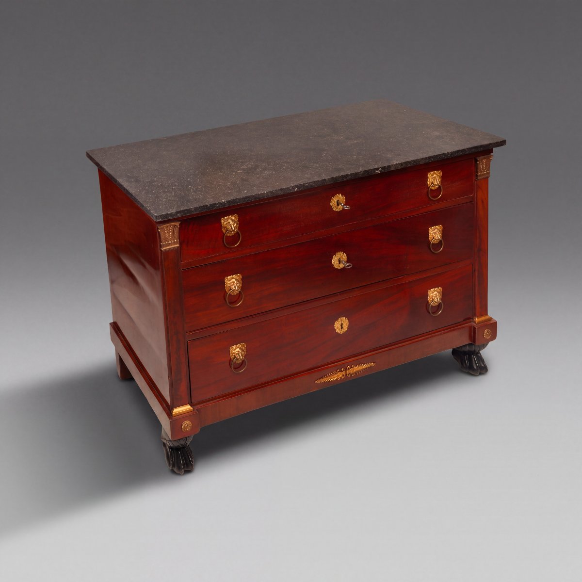 Commode Jacob, acajou, 1805-1810  -photo-2