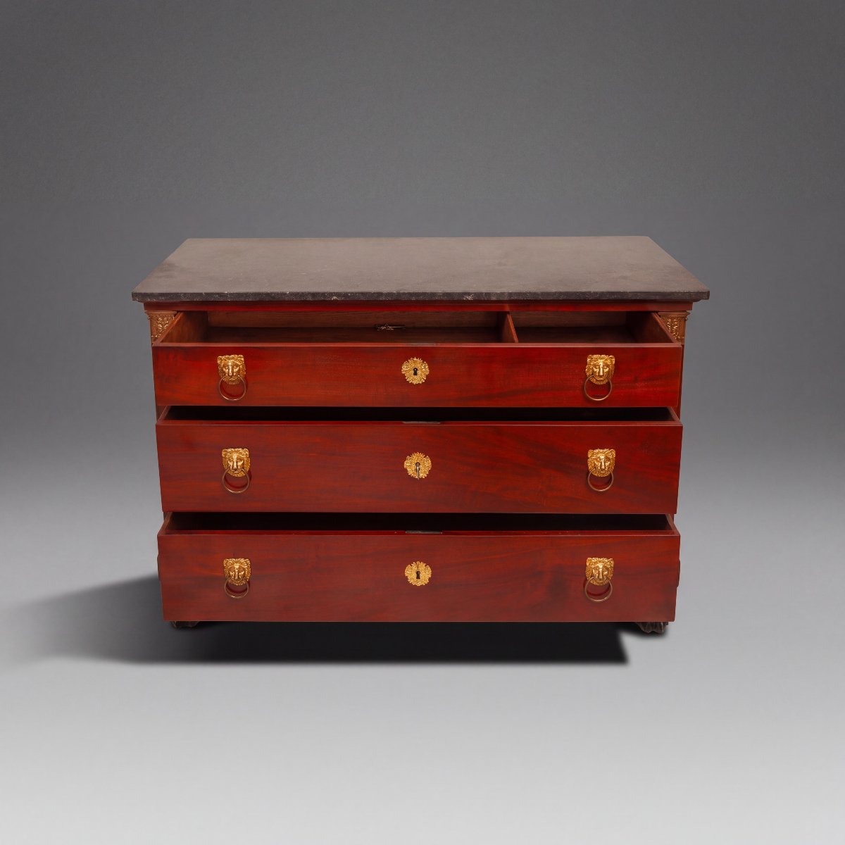 Commode Jacob, acajou, 1805-1810  -photo-3