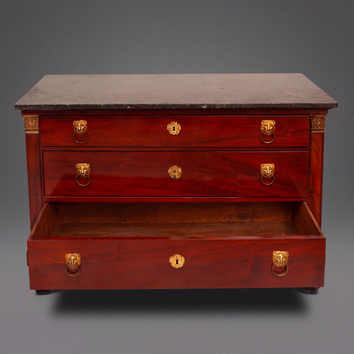 Commode Jacob, acajou, 1805-1810  -photo-4