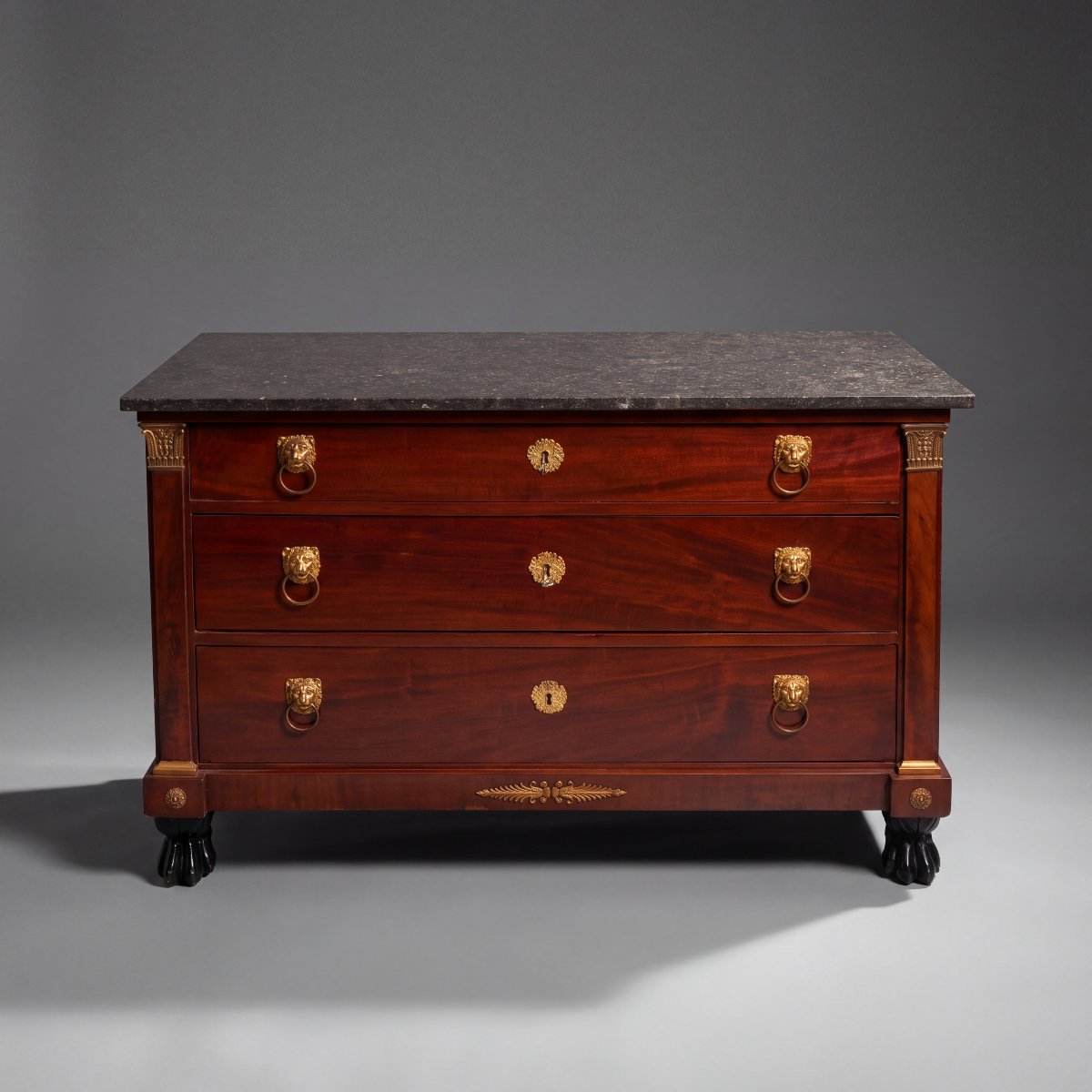 Commode Jacob, acajou, 1805-1810  -photo-3