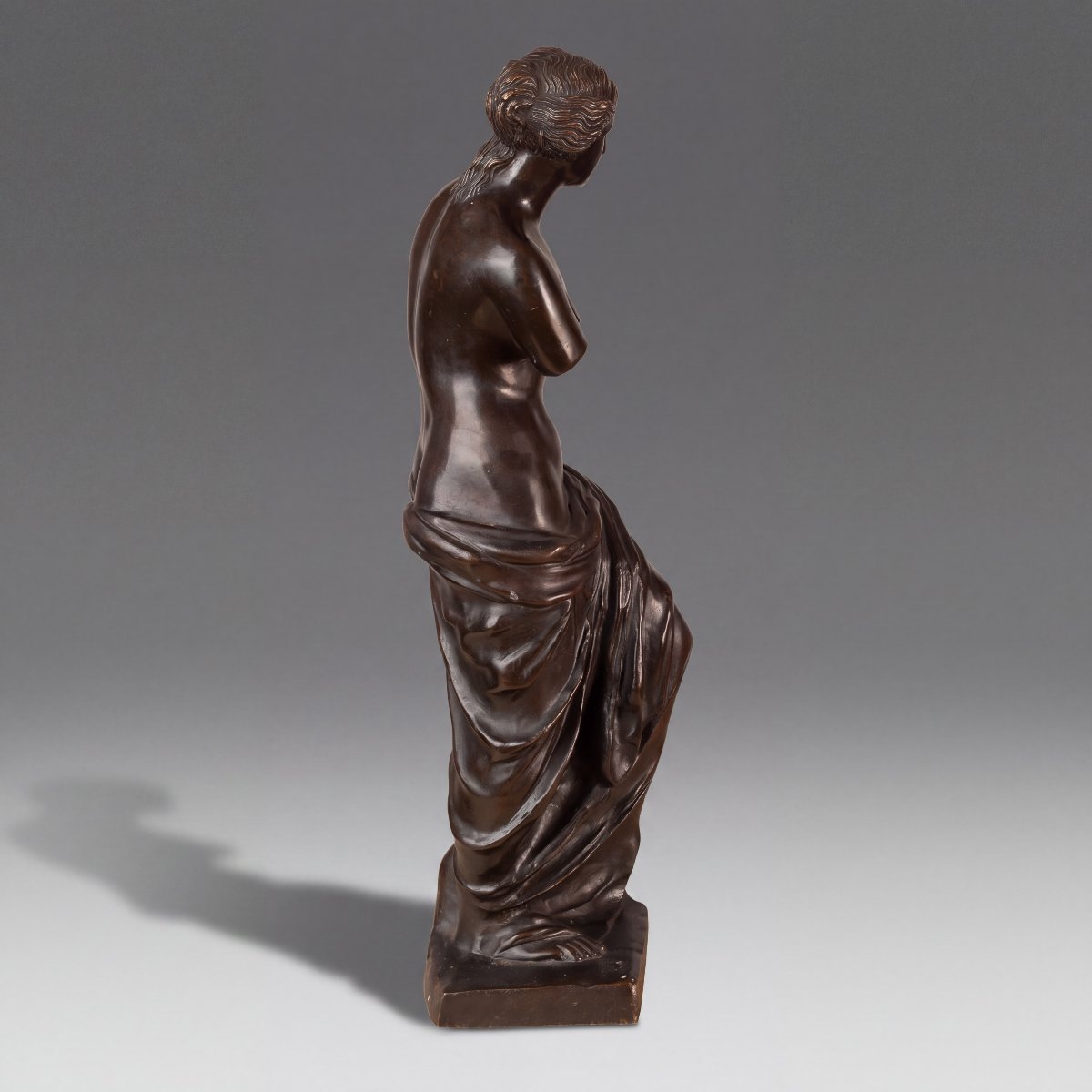 Venus De Milo, 19th-century Grand Tour Bronze Sculpture, B. Pari-photo-2