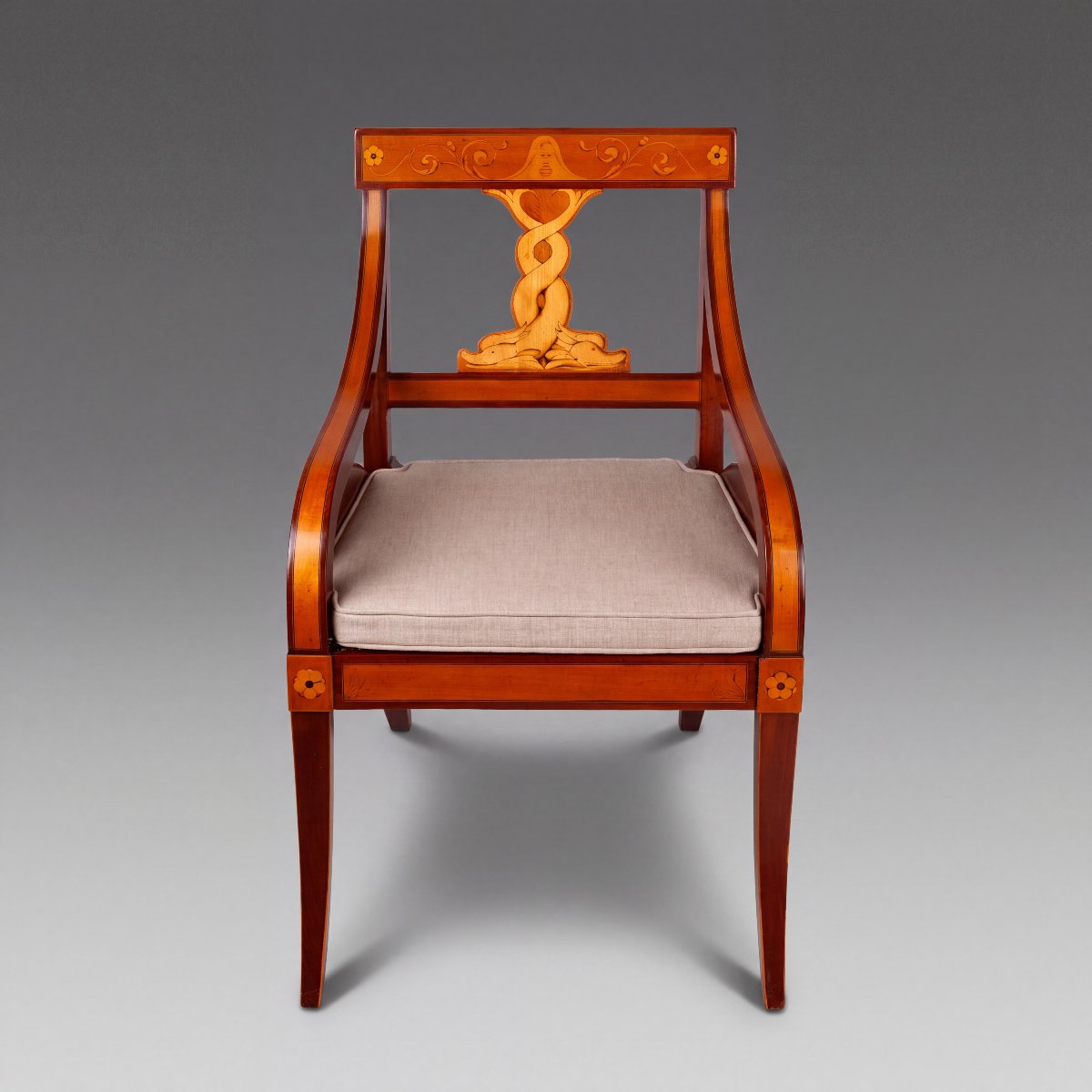 Fauteuil Empire, Danemark, vers 1800-1810-photo-2