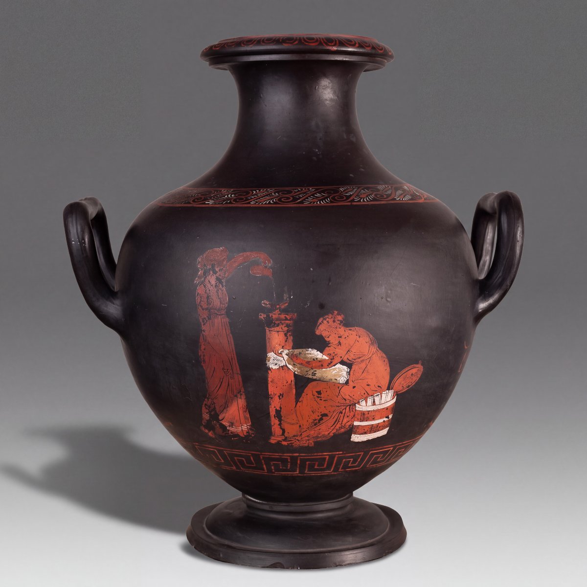 Vase néoclassique de style étrusque, Wedgwood, XVIIIe siècle