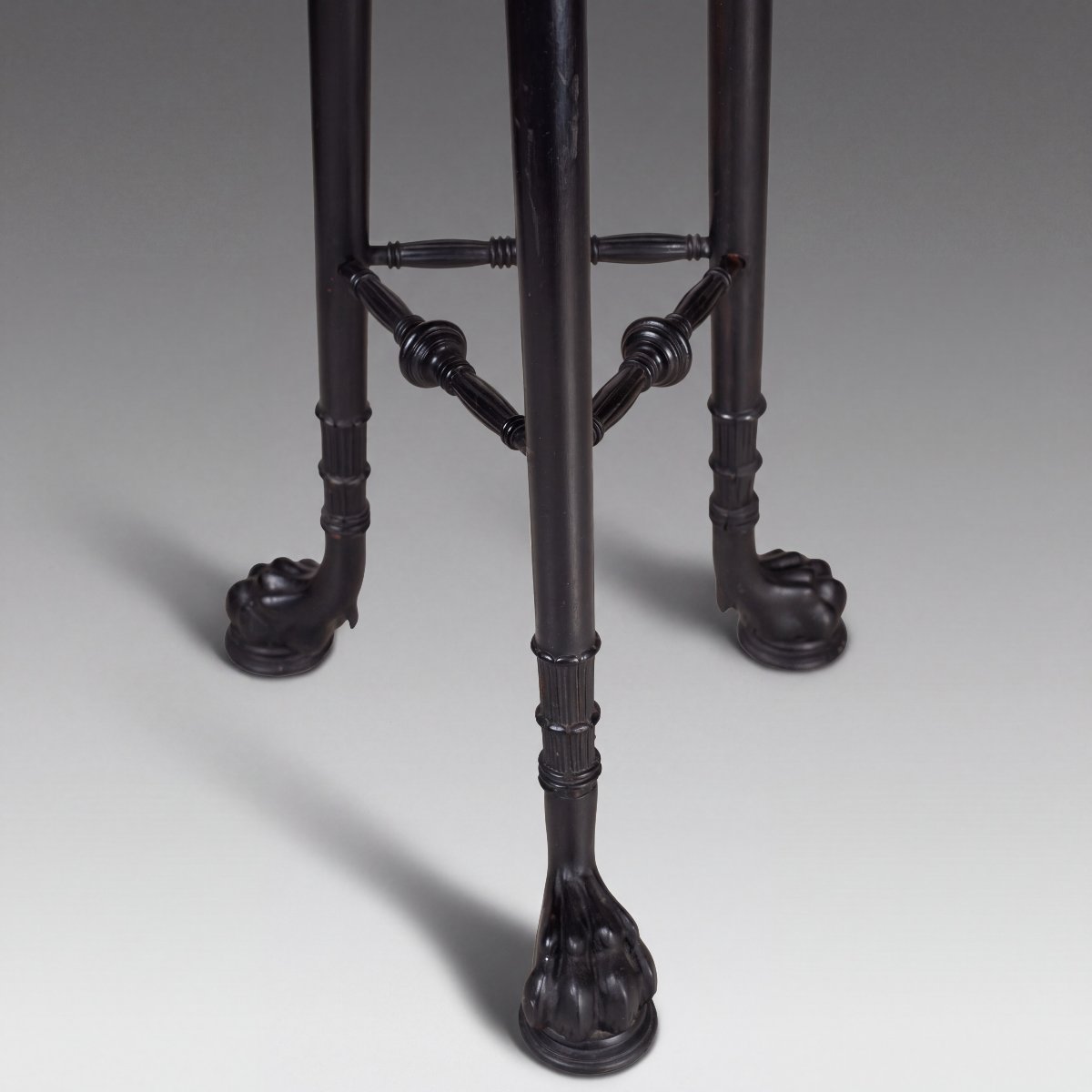 Trépied de style Empire italien en fer peint, vers 1830-1840, Grand Tour-photo-4