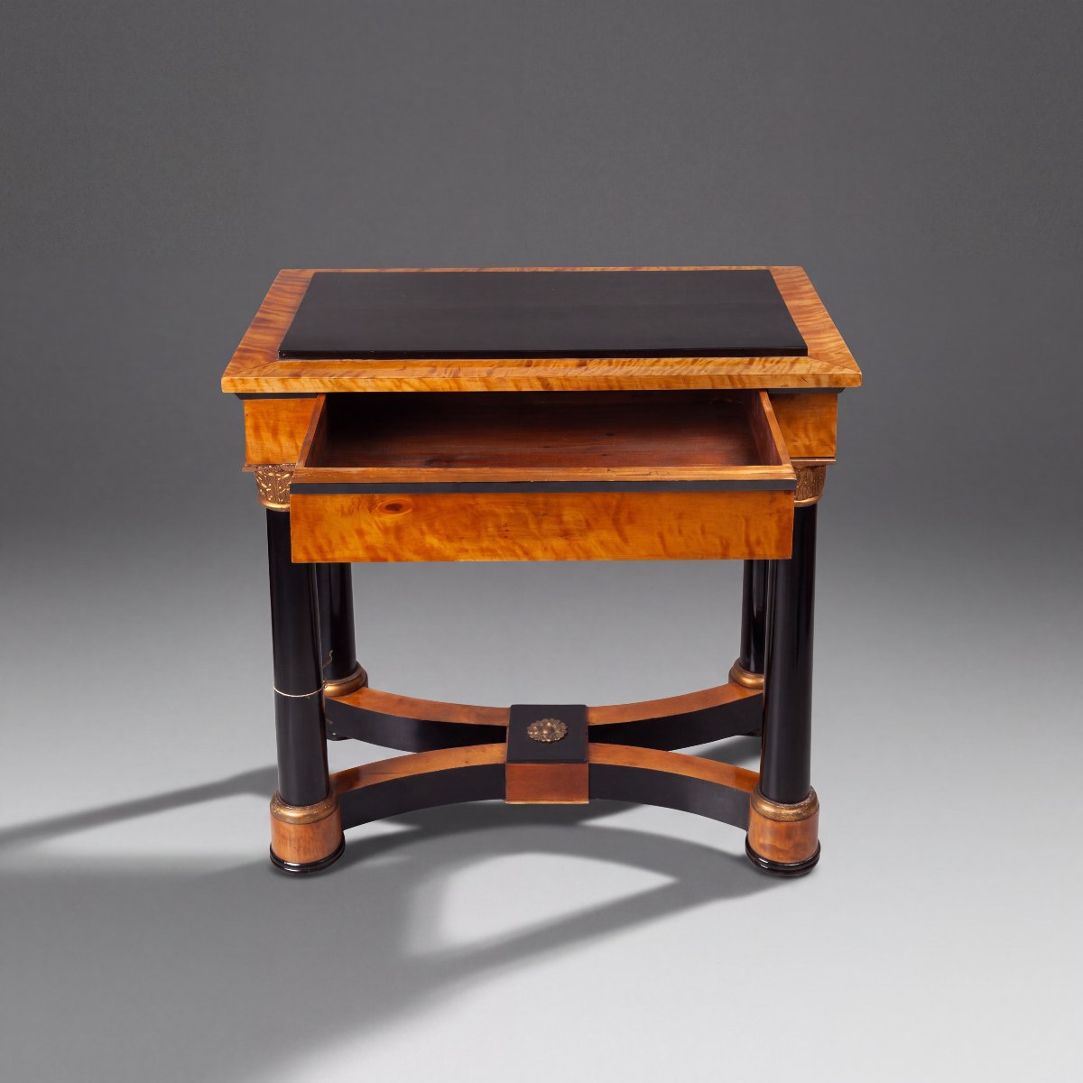  Gustavian Console Table With Corinthian-style Legs, Sweden   -photo-2