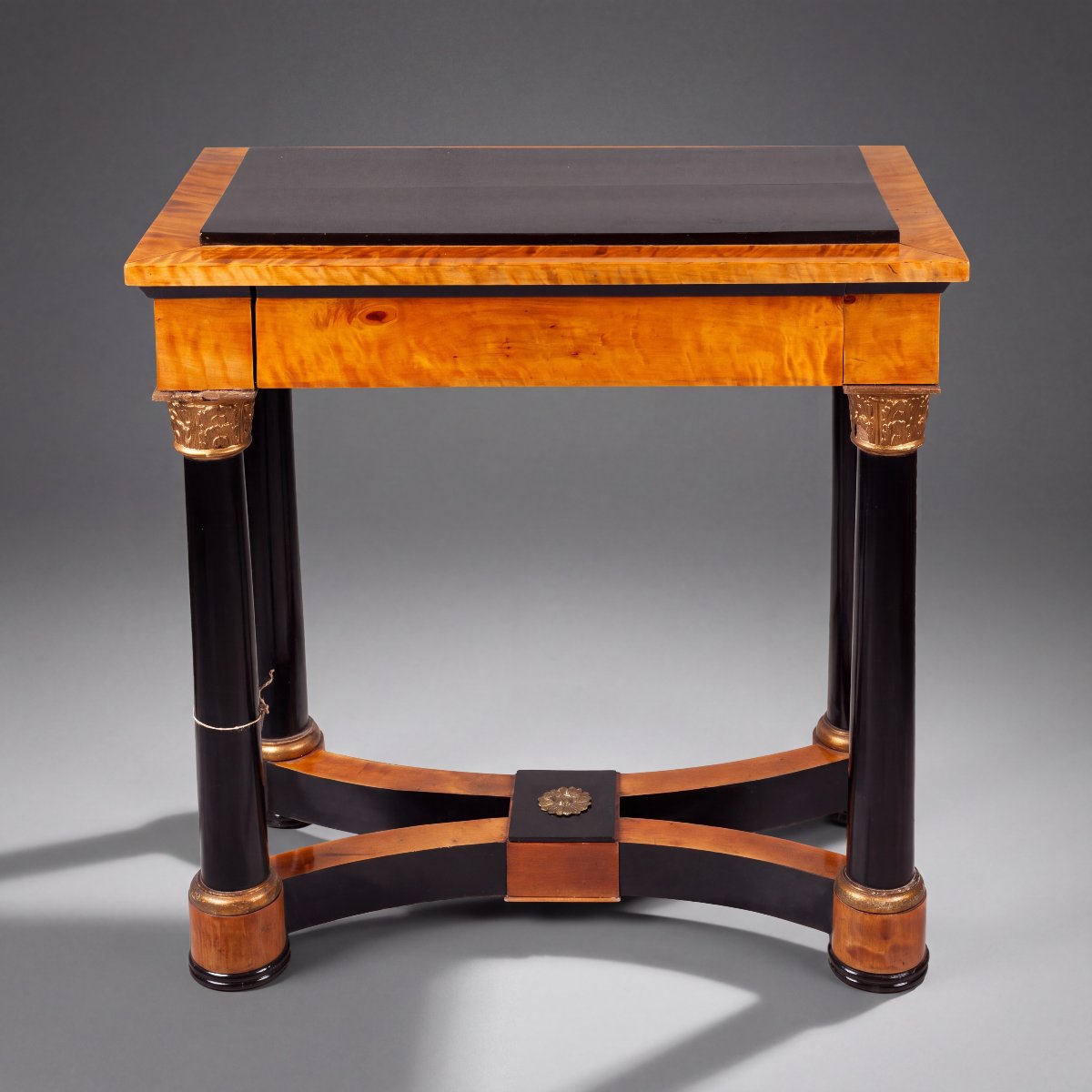  Gustavian Console Table With Corinthian-style Legs, Sweden   -photo-3